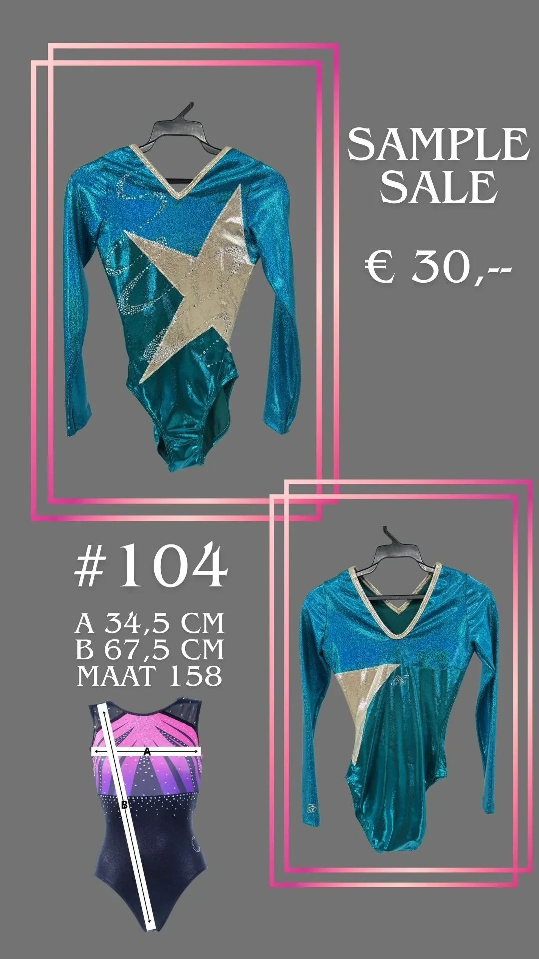 AF SAMPLE 104 maat 158