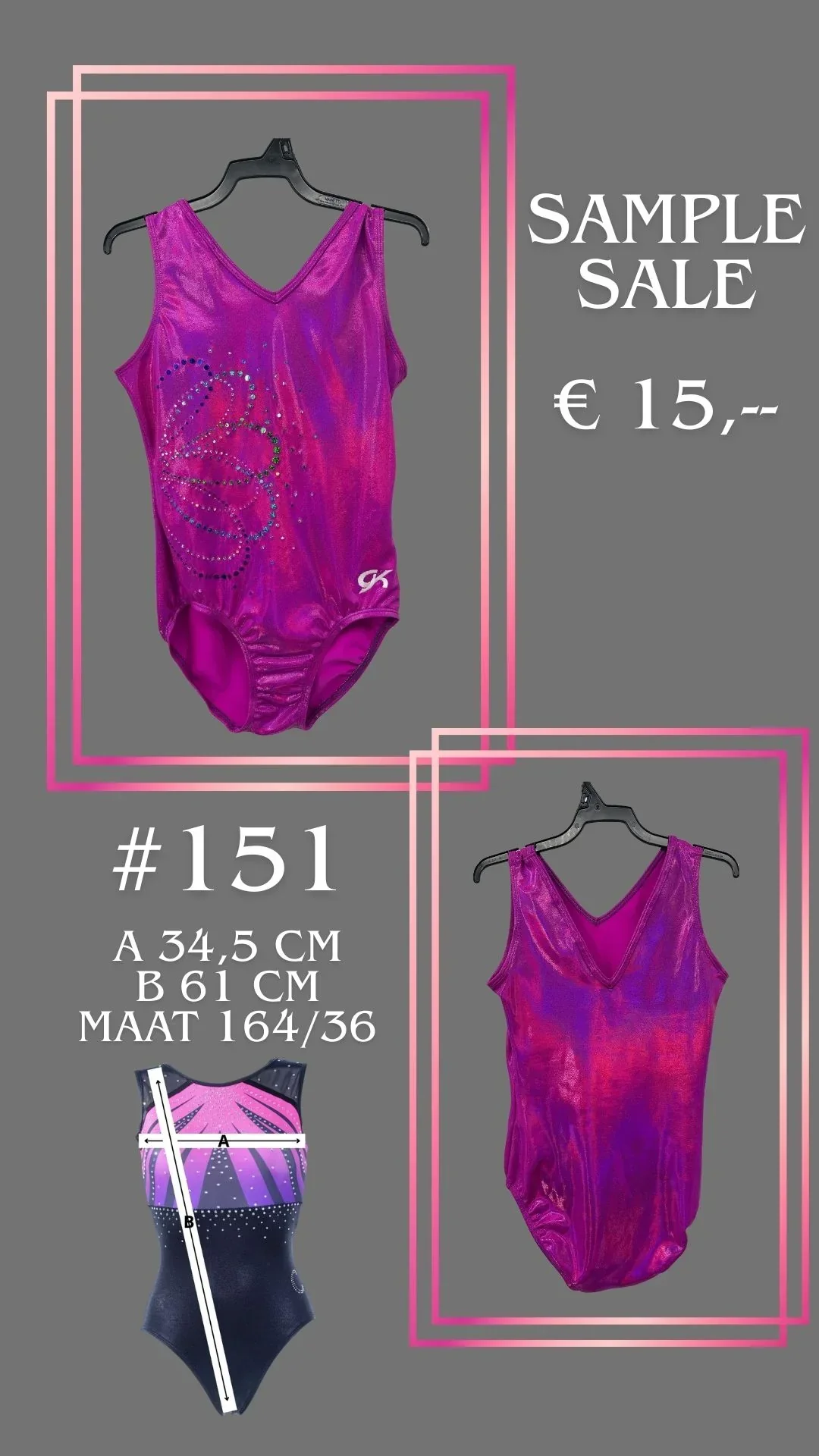 GK SAMPLE 151 maat 164