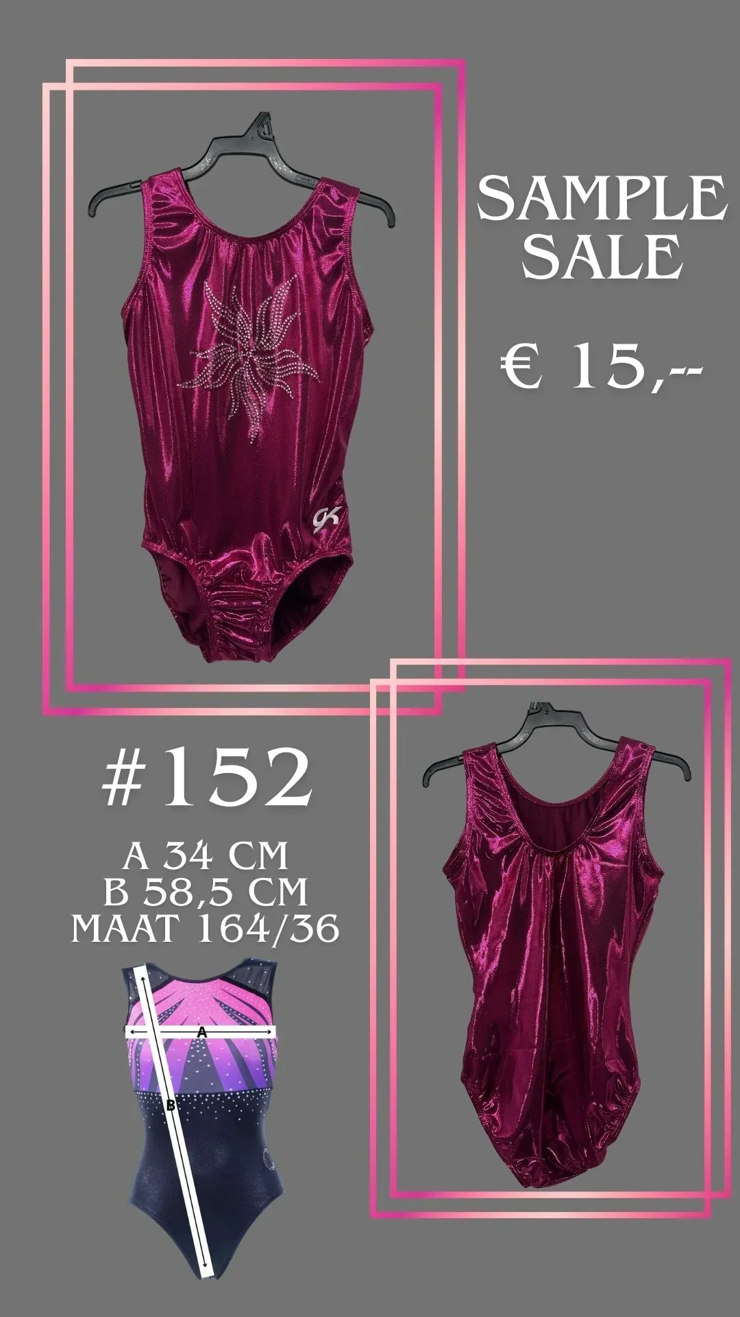 GK SAMPLE 152 maat 164
