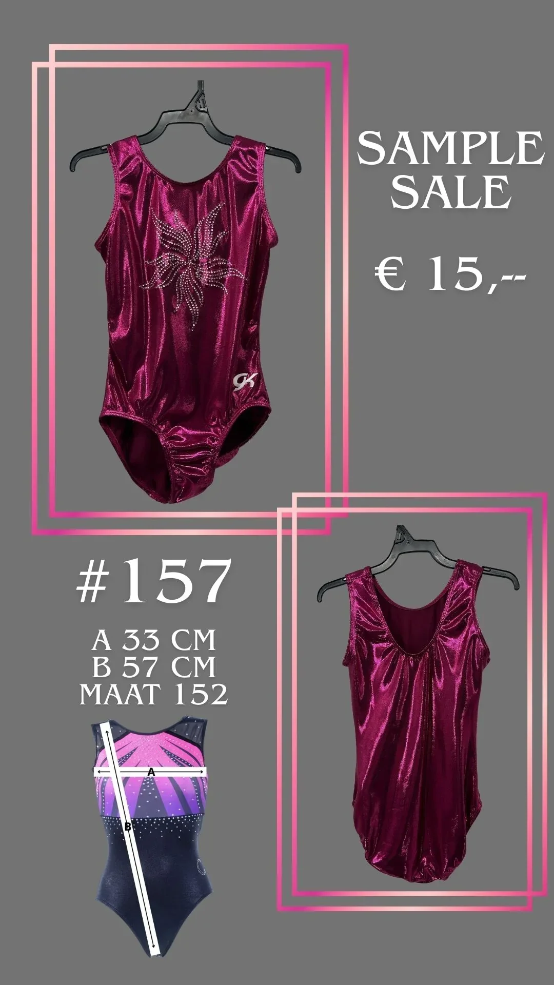 GK SAMPLE 157 maat 152