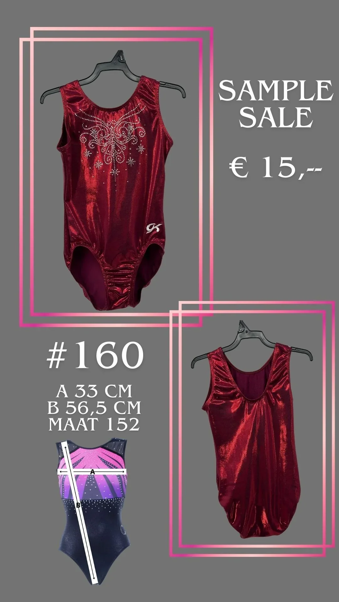 GK SAMPLE 160 maat 152