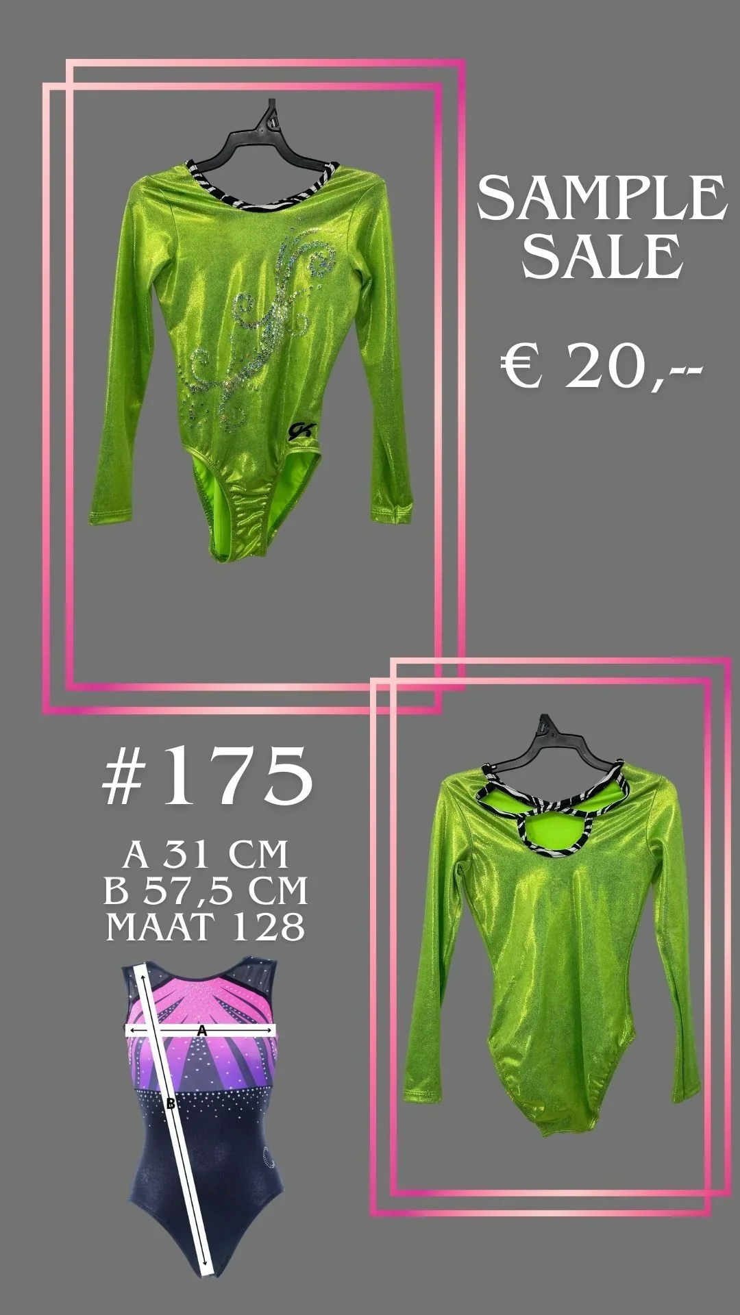 GK SAMPLE 175 maat 128