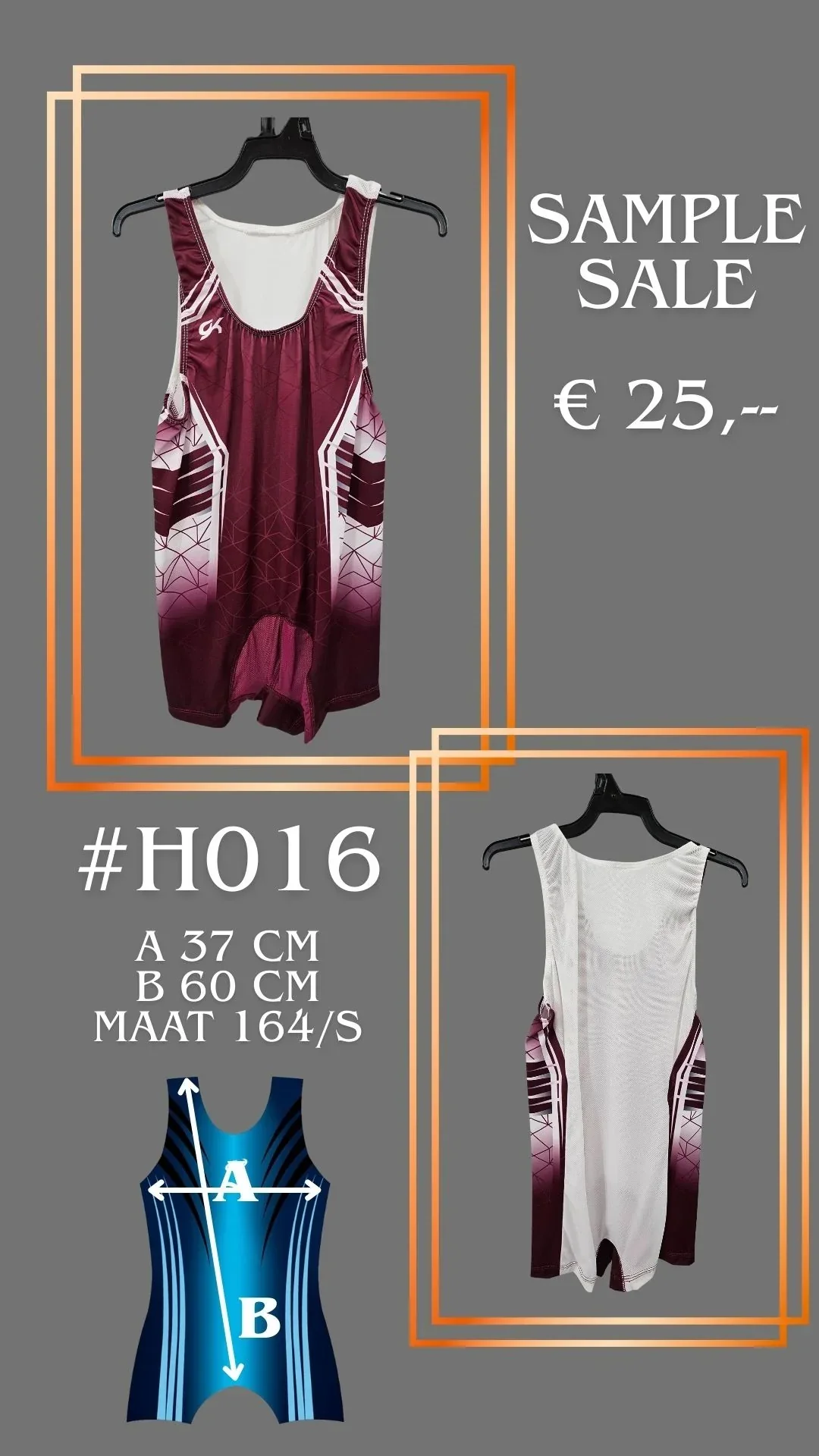 GK Sample H016 maat 164/S