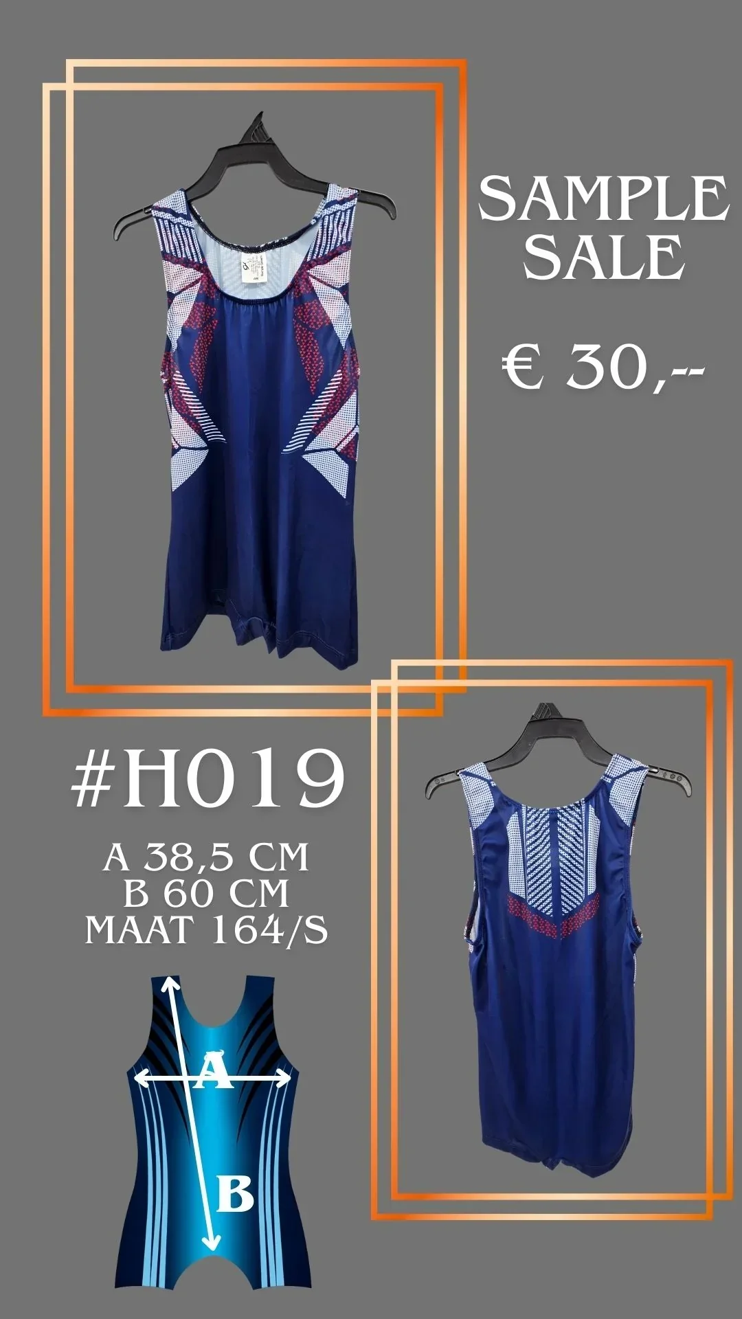 GK Sample H019 maat 164/S