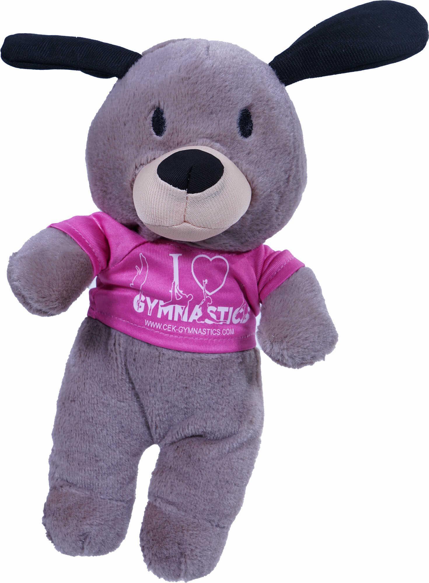 Knuffel hond grijs met promo t-shirt - Image 5