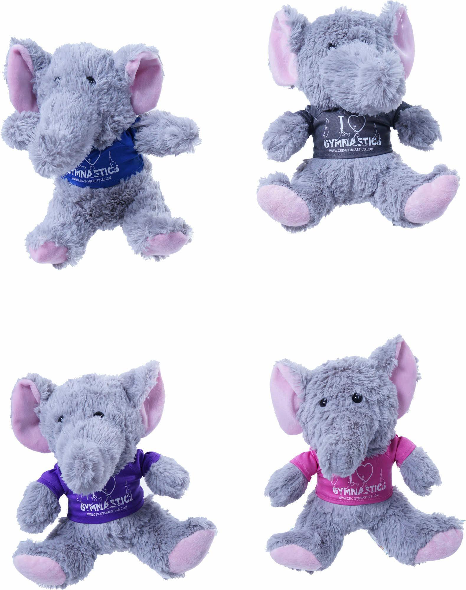 Knuffel olifant met promo t-shirt