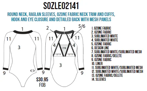 Ozone turnpak SOZLEO2141R-G - Image 3