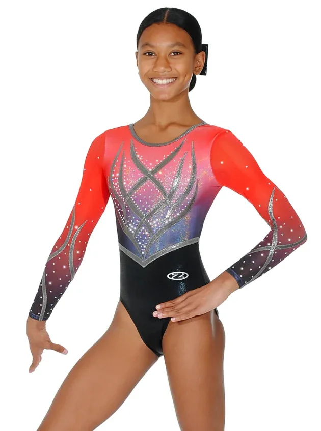 The Zone 3/4 mouwen turnpak Enchanted rood