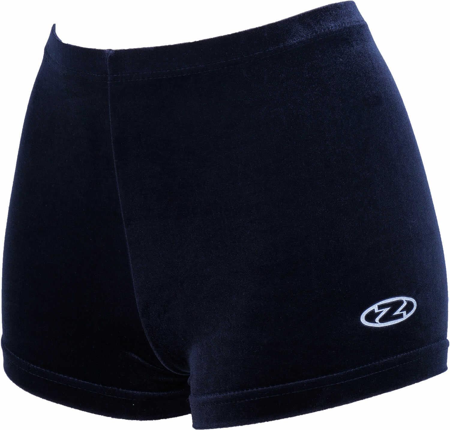 The Zone lange turnshort zwart velours