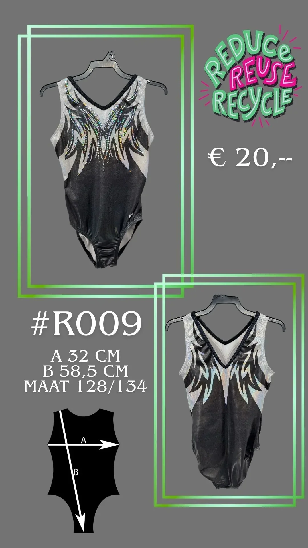 Tweede kans Turnpakje R009 maat 128/134